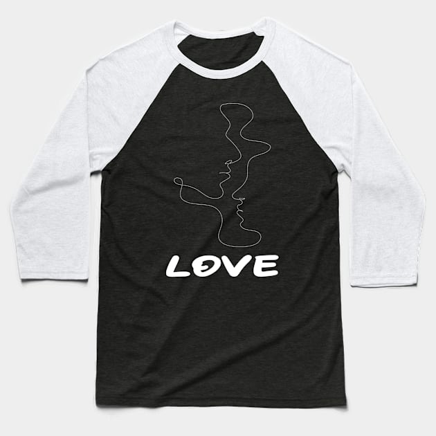 LOVE Baseball T-Shirt by Rahelrana